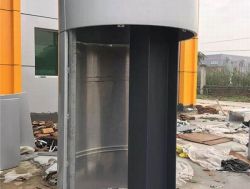 廣東包柱鋁單板廠2.5mm氟碳弧形鋁單板廠房戶(hù)外半圓包柱鋁單板